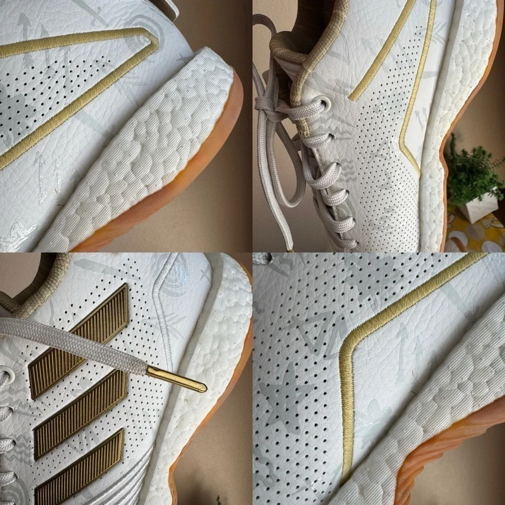 Adidas T-Mac Millennium White Gold sneakers size US 7